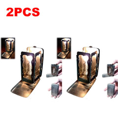 1-6PCS Pocket Candle Lantern Foldable Collapsible Wax Candles Lamps Birthday Wedding Table Decoration Outdoor Camping Light Tool