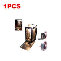 1-6PCS Pocket Candle Lantern Foldable Collapsible Wax Candles Lamps Birthday Wedding Table Decoration Outdoor Camping Light Tool