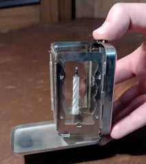 1-6PCS Pocket Candle Lantern Foldable Collapsible Wax Candles Lamps Birthday Wedding Table Decoration Outdoor Camping Light Tool