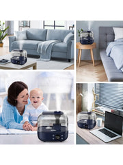 Sejoy 5L Humidifier for Bedroom Large Room Home Diffuser Aromatherapy Upper Water Household Spray Humidification Machine