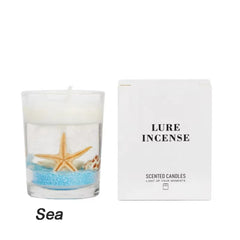 1pcs  Summer Sea  Jelly Wax Scented Candle Birthday for Girl Women Fragrance Candles  Decoration