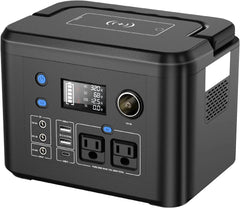 Powkey Portable Power Station 350W 260Wh/70000mAh Backup Lithium Battery, 110V Pure Sine Wave Power Bank for Outdoors Camping