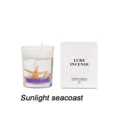 1pcs  Summer Sea  Jelly Wax Scented Candle Birthday for Girl Women Fragrance Candles  Decoration