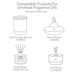 Universal Fragrance Oil Hidden Springs 5oz Diffusers Warmers Potpourri Aromatherapy Scented Home Decor