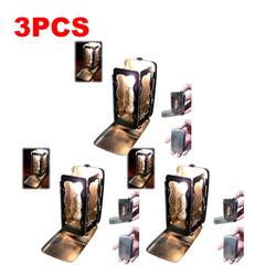 1-6PCS Pocket Candle Lantern Foldable Collapsible Wax Candles Lamps Birthday Wedding Table Decoration Outdoor Camping Light Tool