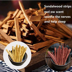 Natural Sandalwood Stick Small Logs Of Sticks Aromatic Fragrance Sandal Wood Chips For Aromatherapy Aroma Burning Incense Stick