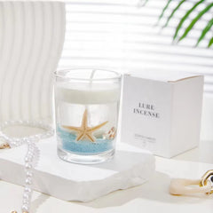 1pcs  Summer Sea  Jelly Wax Scented Candle Birthday for Girl Women Fragrance Candles  Decoration