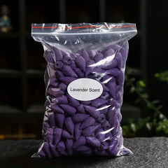 Mixed Waterfall Smoke Backflow Natural Incense Cone Incense Sandal Lavender Multi-scented Suitable for Places Tea Room Yoga Room