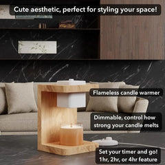 Candle Warmer Lamp Dimmable Candles Warmer Lantern with Timer Wax Melt for Scented Candles Candle Small Large Jar