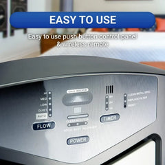 Air Shield UV Air Purifier for Large Room Home Allergies Pets Hair in Bedroom, H13 True HEPA Filter, Remove 99.97%