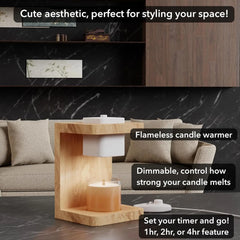 Candle Warmer Lamp Dimmable Candles Warmer Lantern with Timer Wax Melt for Scented Candles Candle Small Large Jar