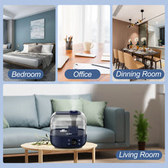 Sejoy 5L Humidifier for Bedroom Large Room Home Diffuser Aromatherapy Upper Water Household Spray Humidification Machine