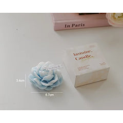Luxury  Decoration Candle Jasmine Flower Shaped Scented Candle Room Valentine's Day Creative Guest Gift Aromatherapy Candles