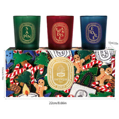 Luxurious Fragrant Candle Set With Pure Aroma Enchanting Light Scented Candle For Relaxing Moments Glass Candle Stick Holders