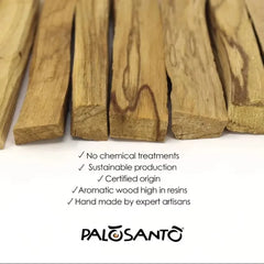 Palo Santo Natural Incense Sticks for Yoga & Buddha Aromatherapy High-Oil Content Long-Lasting Smell Old Materials