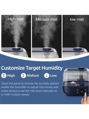 Sejoy 5L Humidifier for Bedroom Large Room Home Diffuser Aromatherapy Upper Water Household Spray Humidification Machine