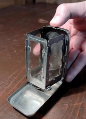 1-6PCS Pocket Candle Lantern Foldable Collapsible Wax Candles Lamps Birthday Wedding Table Decoration Outdoor Camping Light Tool