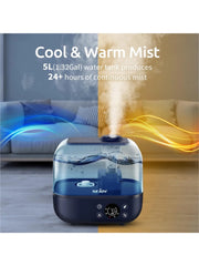 Sejoy 5L Humidifier for Bedroom Large Room Home Diffuser Aromatherapy Upper Water Household Spray Humidification Machine
