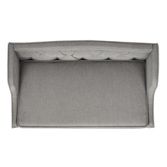 Robin 35 Tufted Wingback Pet Sofa Bed, Medium, Uptown Gray Stain
