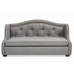 Robin 35 Tufted Wingback Pet Sofa Bed, Medium, Uptown Gray Stain
