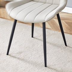 Table and chair set.Modern Black Marble Pattern MDF Dining Table