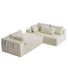 Modern Chenille Upholstered Sectional Sofa Couch Set,Modular 108' L