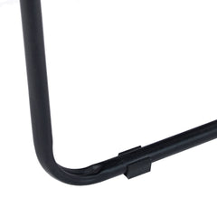 Black 63x20 inch metal arch stand full length mirror