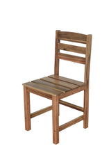 High-quality Acacia Wood Outdoor Table and Chair Set, Suitable for