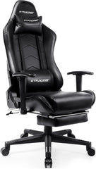 Gaming Chair with Footrest, Racing Style Computer Chair for Adult,
