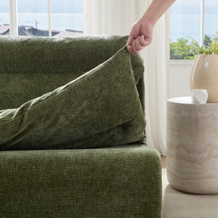 Accent Armless Chair Lazy Floor Seating, Single Sofa Lounger Leisure