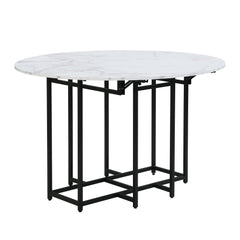 Space-Saving 5-Piece Extendable Kitchen Dining Table Set for Small