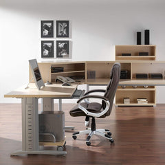 Office Chair High Back Computer Chair Ergonomic Desk Chair, PU Leather