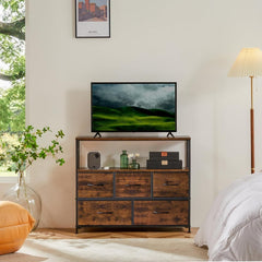 TV Stand for Bedroom, TV Dresser for 45 Inches, Media Console Table,
