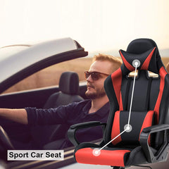 Gaming Chair Racing Chair Office Chair Ergonomic High-Back Leather