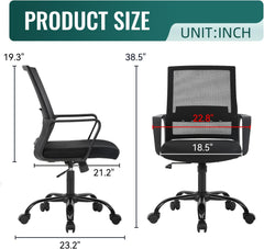 Home Office Chair Ergonomic Desk Chair Swivel Rolling Computer Chair