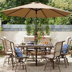9' Outdoor Patio Umbrella, Outdoor Table Umbrella, Yard Umbrella,