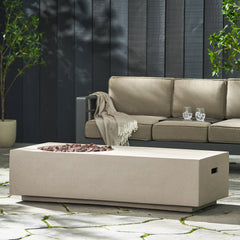 RECTANGLE 14.75' MGO FIRE PIT - 50 000 BTU