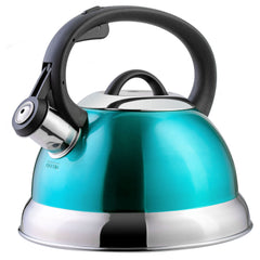 Mr. Coffee Flintshire 1.75 Quart Whistling Stovetop Tea Kettle in