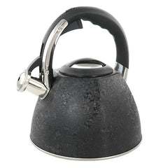 Mr. Coffee 3 Quart Stainless Steel Whistling Tea Kettle with Stay Cool