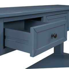 55'' Modern Console Table Sofa Table for Living Room with 3 Drawers