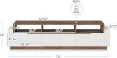 70" TV Stand for TV up to 70", Modern Home Entertainment Center with