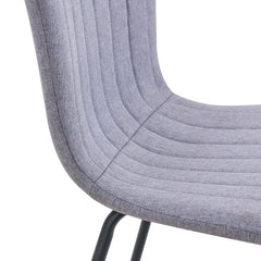 Table and chair set.A Modern Minimalist Circular Dining Table With A