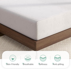 Queen Memory Foam Mattress, Medium-Firm, CertiPUR-US Certified