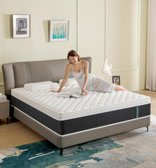 Full Hybrid Mattress, 10 Inch, Medium-Firm, CertiPUR-US Certified