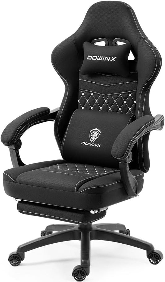 Gaming Chair Breathable Fabric Computer Chair with Pocket Spring