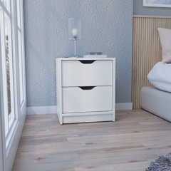 Basilea Modern 2-Drawer Nightstand