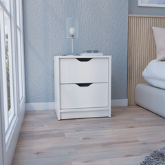 Basilea Modern 2-Drawer Nightstand