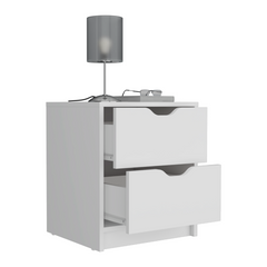 Basilea Modern 2-Drawer Nightstand