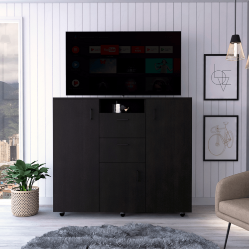 Milano Modern Two-Door Cabinet Dresser With Storage