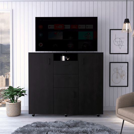 Milano Modern Two-Door Cabinet Dresser With Storage